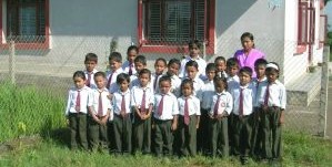 Kinderen van het
                        weeshuis in Sauraha, Nepal